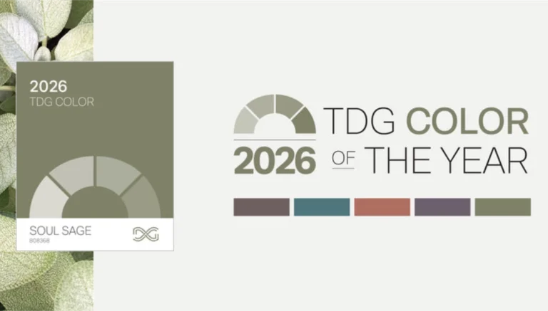 TDG Color of the Year 2026 banner mobile