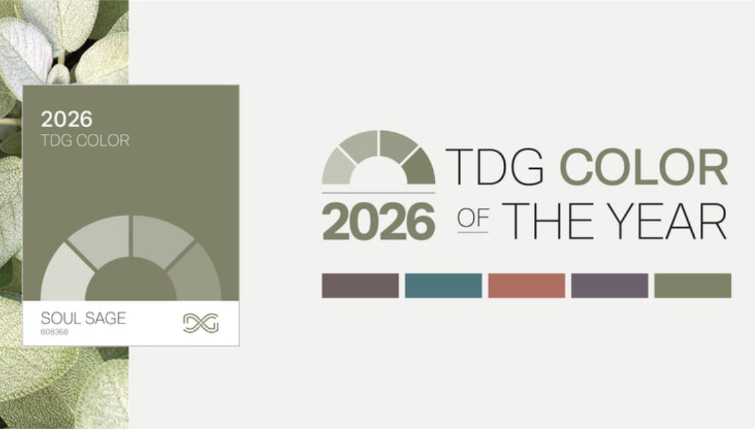 TDG Color of the Year 2026 banner mobile