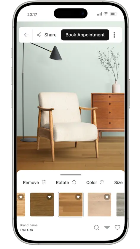Room visualizer screenshot